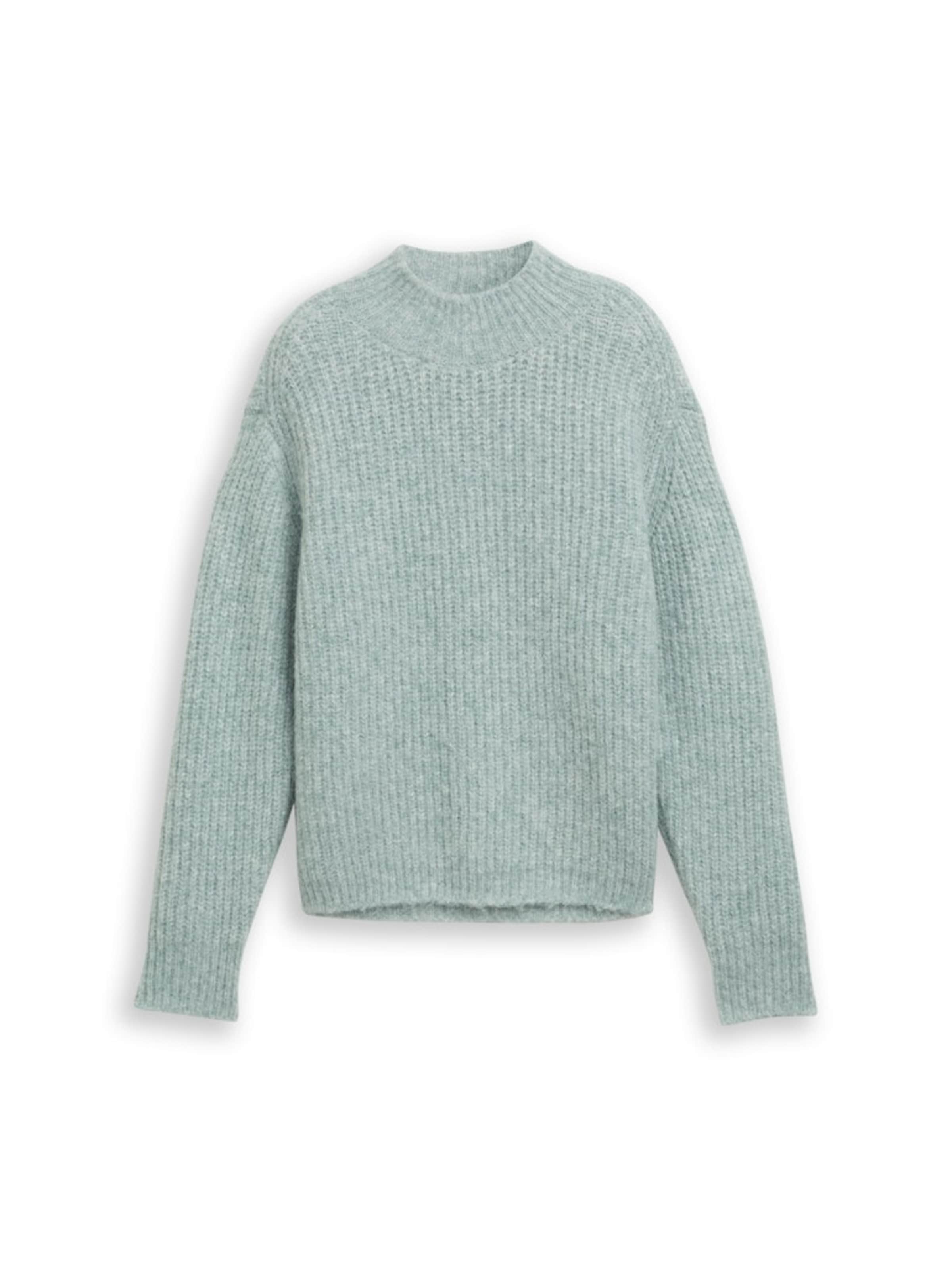 TOM TAILOR DENIM Sweater in Blue: front