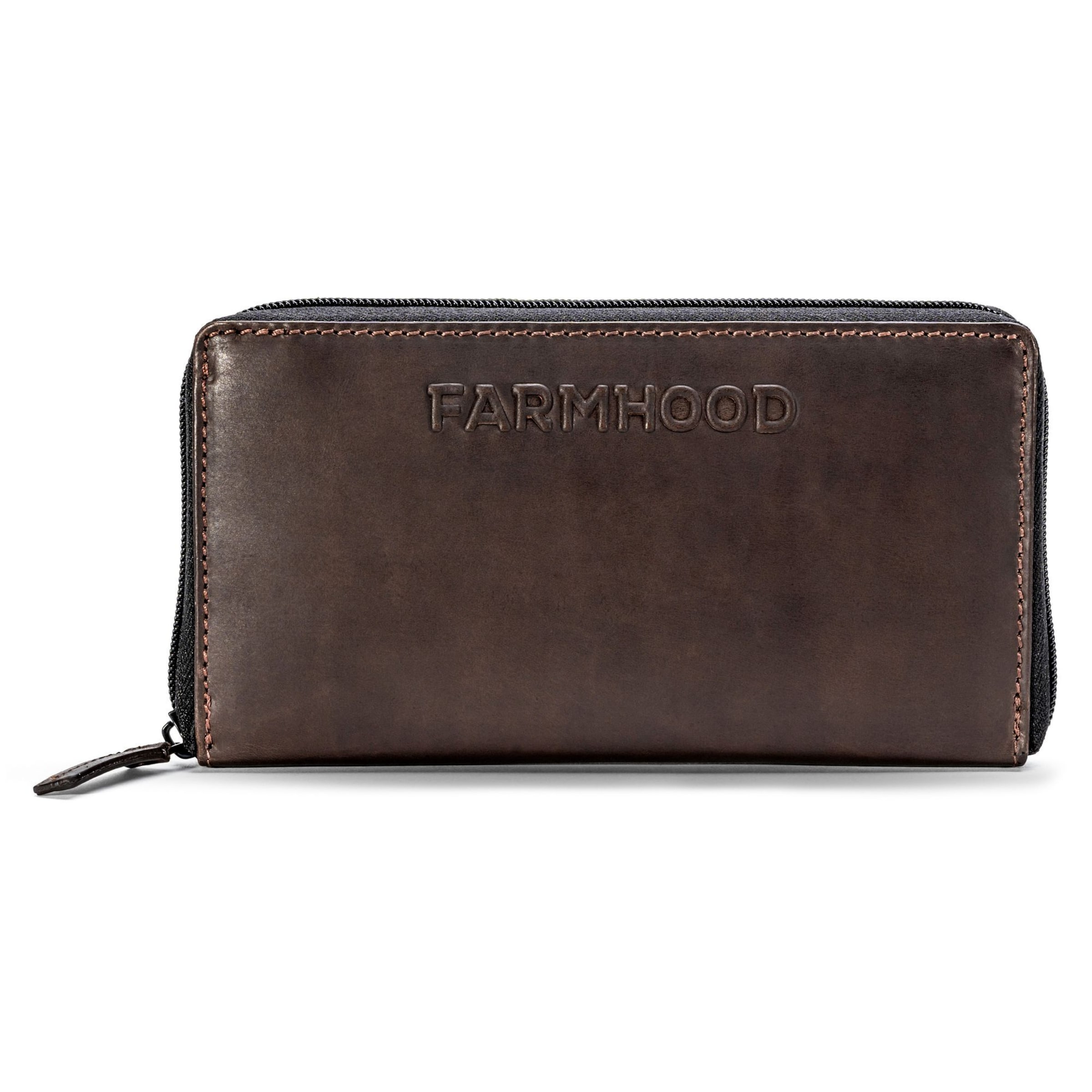 Porte-monnaies Farmhood en marron : devant