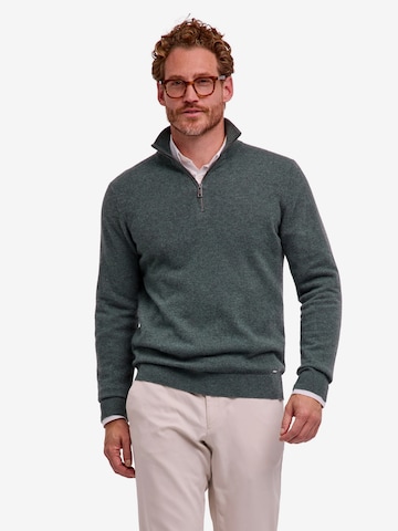 FALKE Sweater 'Pure Cashmere' in Green: front
