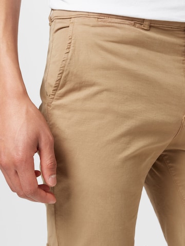 By Garment Makers Regular Shorts in Beige