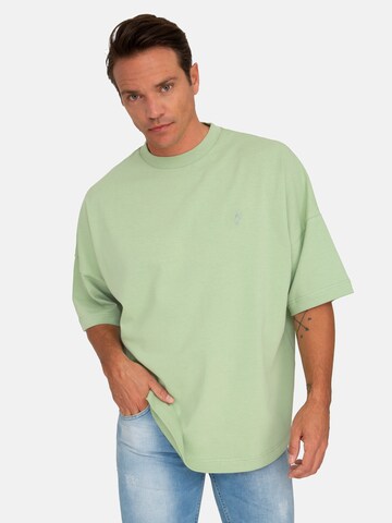 T-Shirt Jacey Quinn en vert : devant