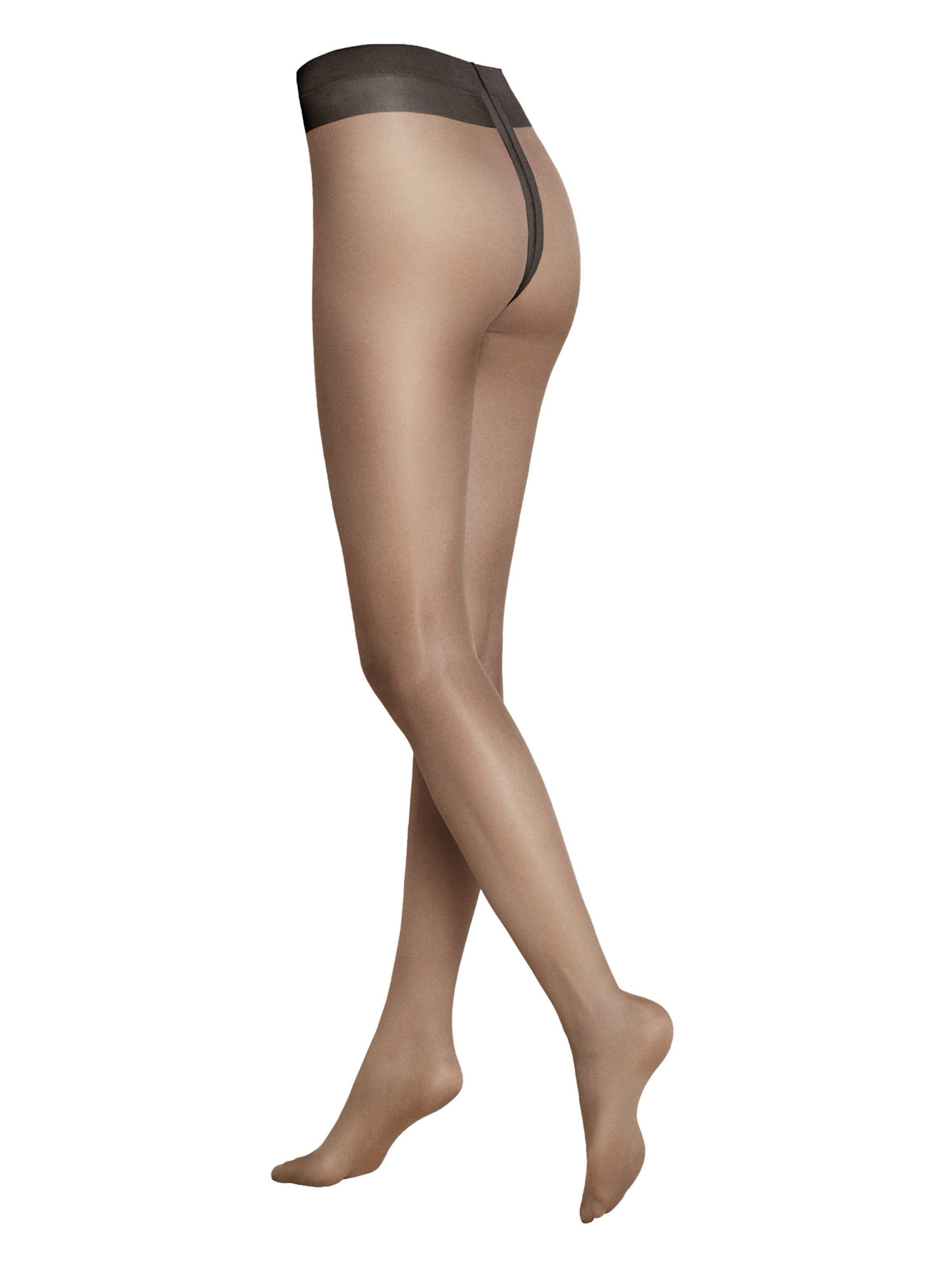 Chaussettes fines 'Perfect Shine 15' KUNERT en gris : devant