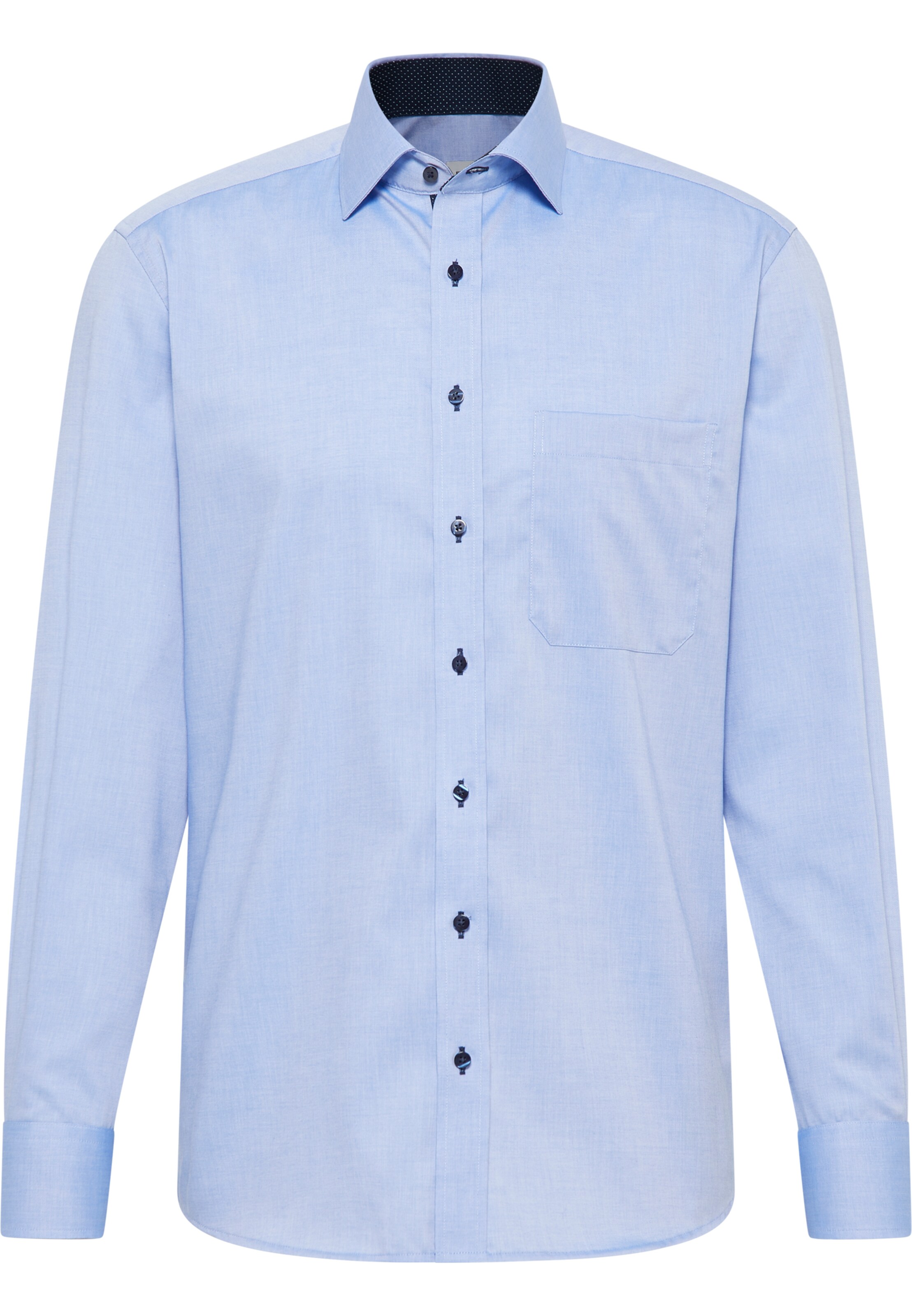 ETERNA Overhemd in Blauw: voorkant