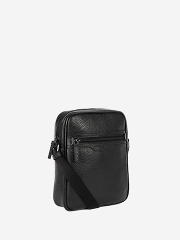 Sac à bandoulière 'Lancaster Sac trotteur Zippée Milano Gentlemen' LANCASTER Paris en noir