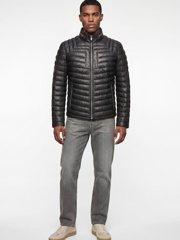 Veste mi-saison 'MSMalik' MILESTONE en noir : devant
