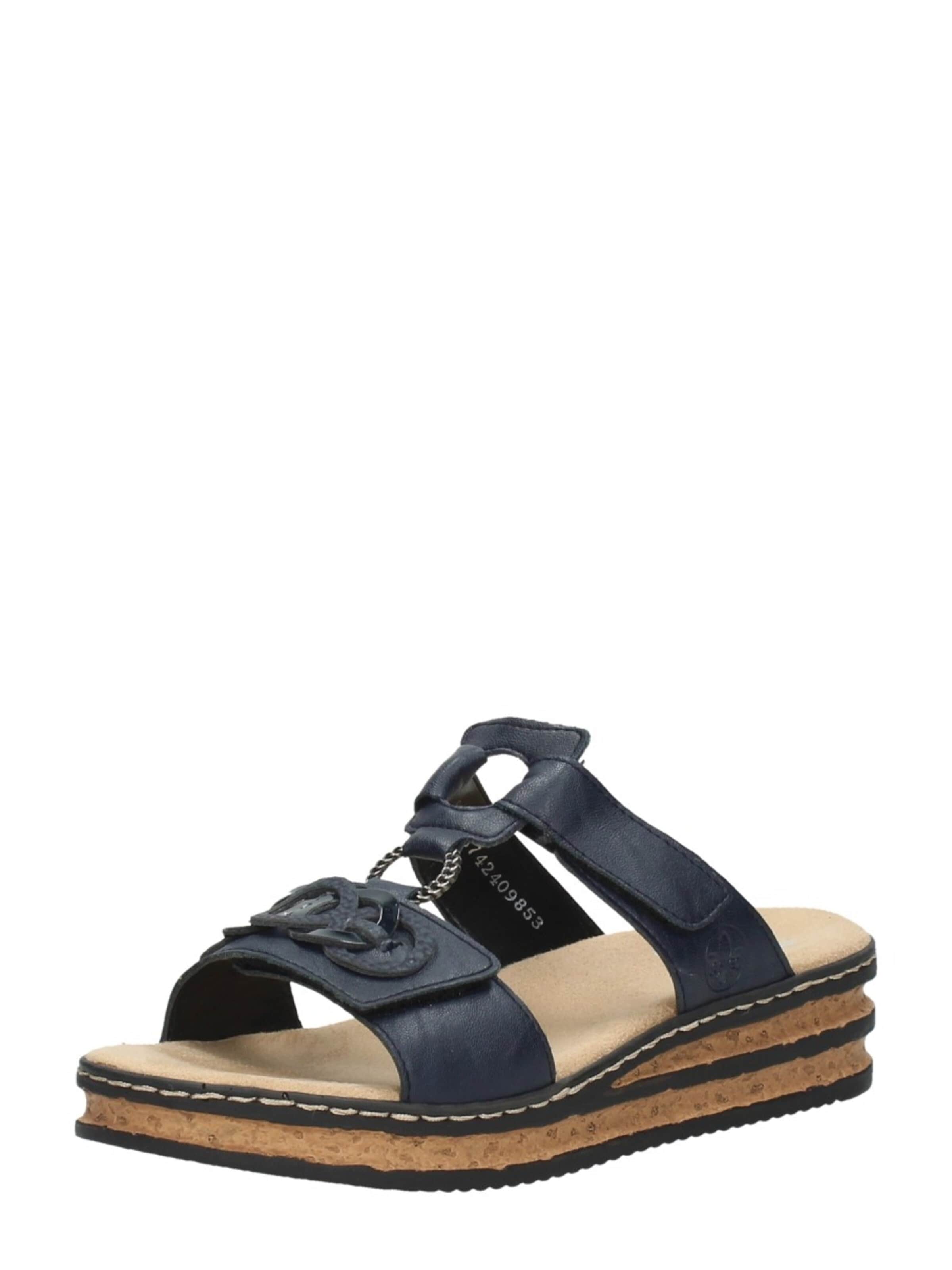 Rieker Huisschoenen 'Open Teen' in Blauw