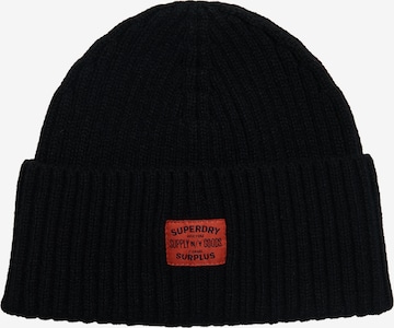 Superdry Beanie in Black: front