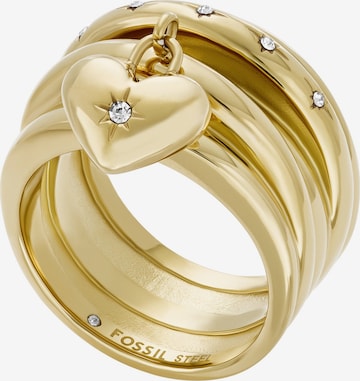 FOSSIL Sormus 'Sadie' värissä kulta: etupuoli
