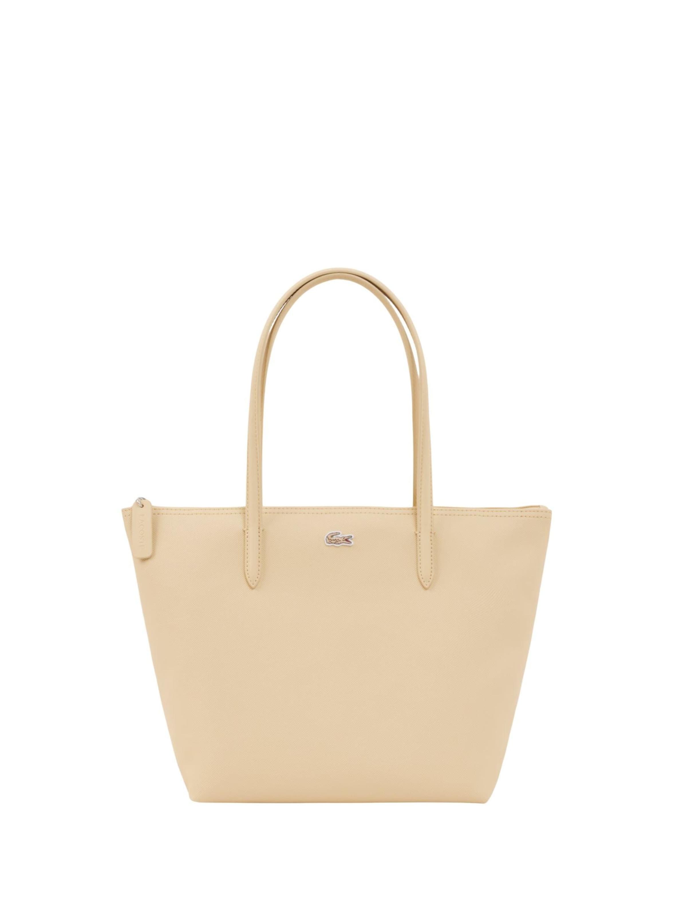 LACOSTE Shopper 'Lacoste Sac Cabas / Shopping Femme L.12.12 Concept Jaune/Beige NF2037PK'‌‌‌‌ in Beige: Vorderseite