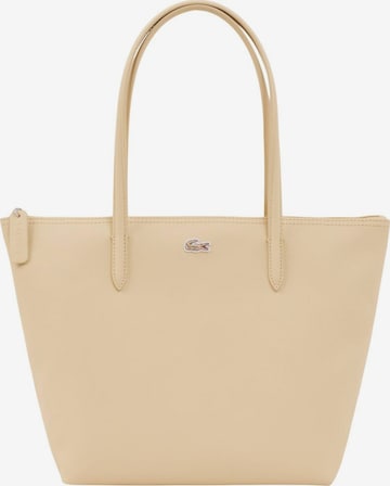 LACOSTE Nákupní taška 'Lacoste Sac Cabas / Shopping Femme L.12.12 Concept Jaune/Beige NF2037PK' – béžová: přední strana