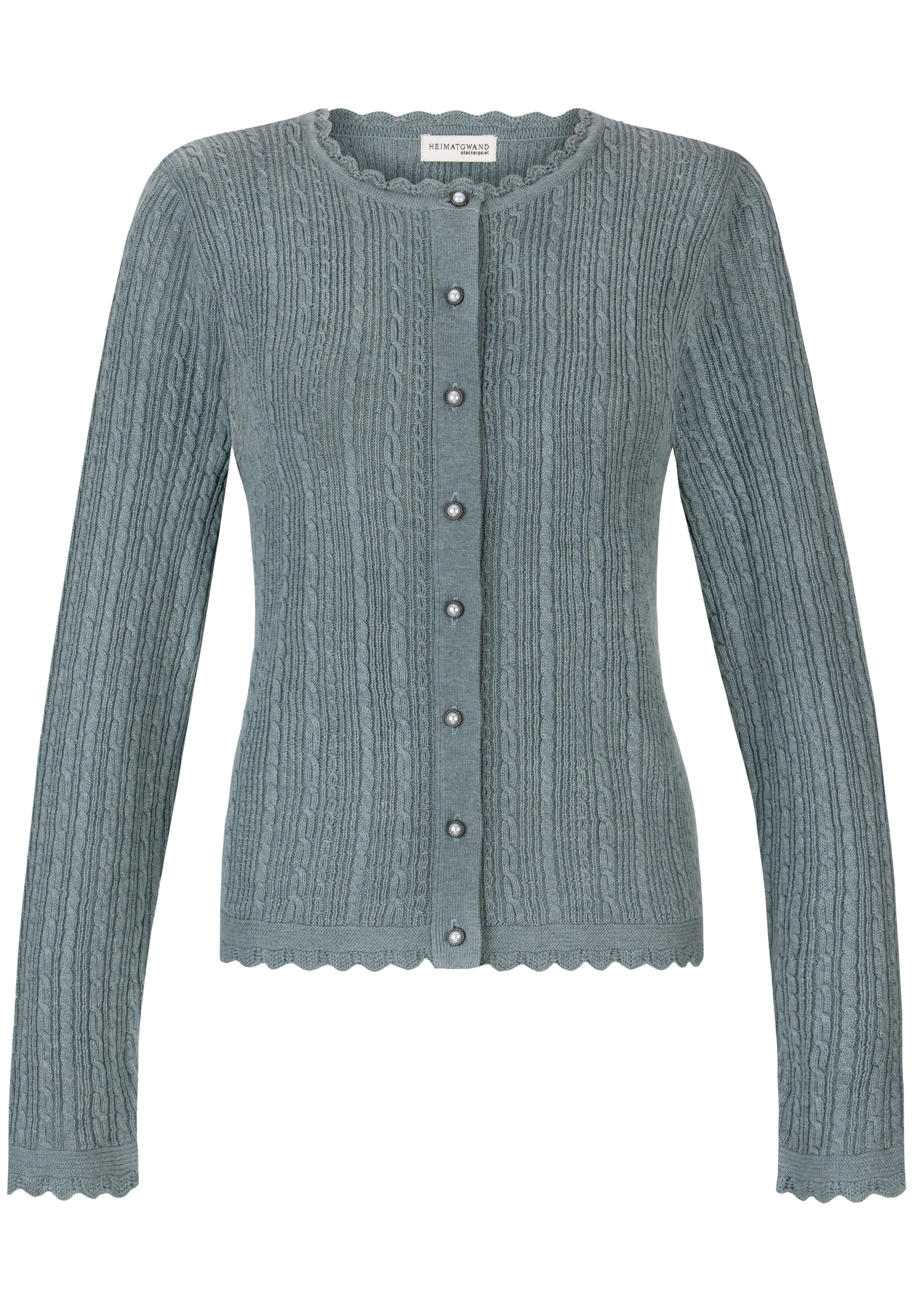 STOCKERPOINT Knit cardigan 'Jasmina' in Blue: front