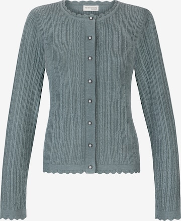 STOCKERPOINT Trachtenstrickjacke 'Jasmina' in Blau: Vorderseite