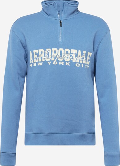AÉROPOSTALE Sweat-shirt 'NEW YORK CITY' en bleu clair / blanc cassé, Vue avec produit