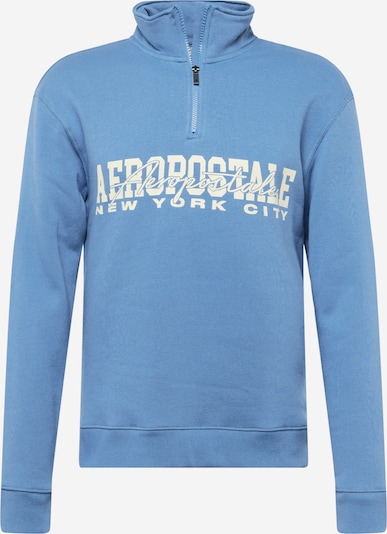 AÉROPOSTALE Sudadera 'NEW YORK CITY' en azul claro / offwhite, Vista del producto