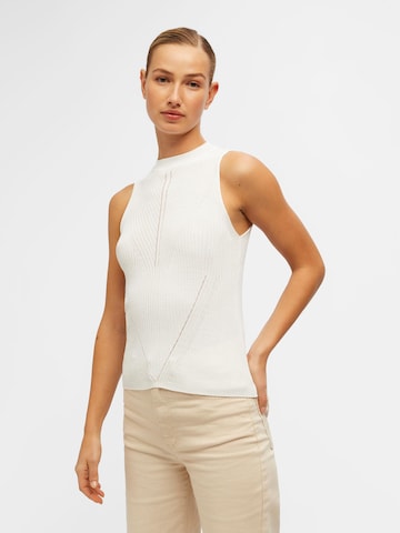 OBJECT Knitted top 'Bianka' in White: front