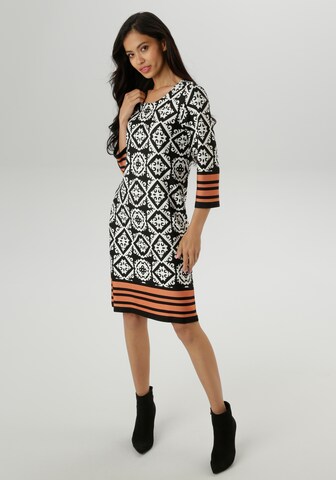 Aniston SELECTED Kleid in Schwarz: Vorderseite