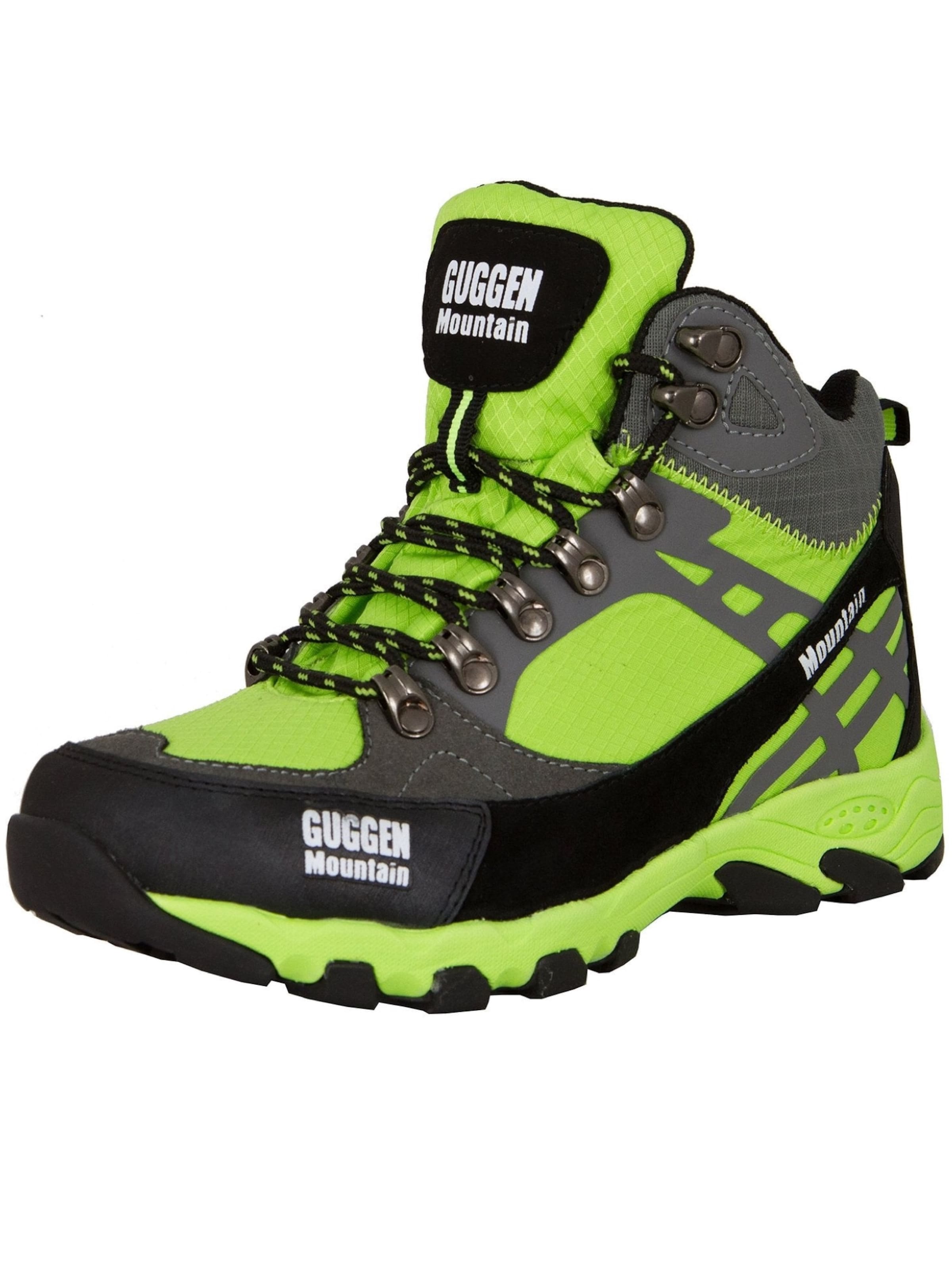 Guggen Mountain Lace-up boot 'M011' in Green