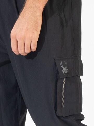 Regular Pantalon de sport Spyder en noir