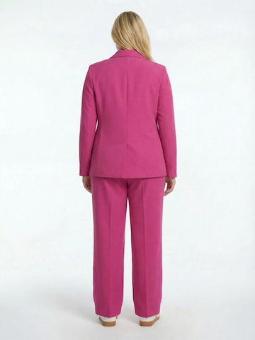 Wide Leg Pantalon à plis 'Jana' Guido Maria Kretschmer Curvy en rose