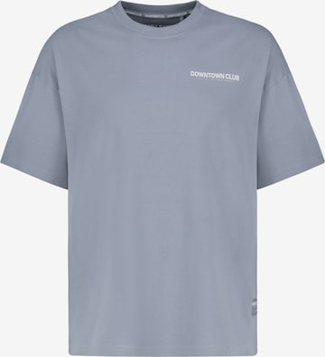 Sublevel T-Shirt 'Club' in Blau: Vorderseite