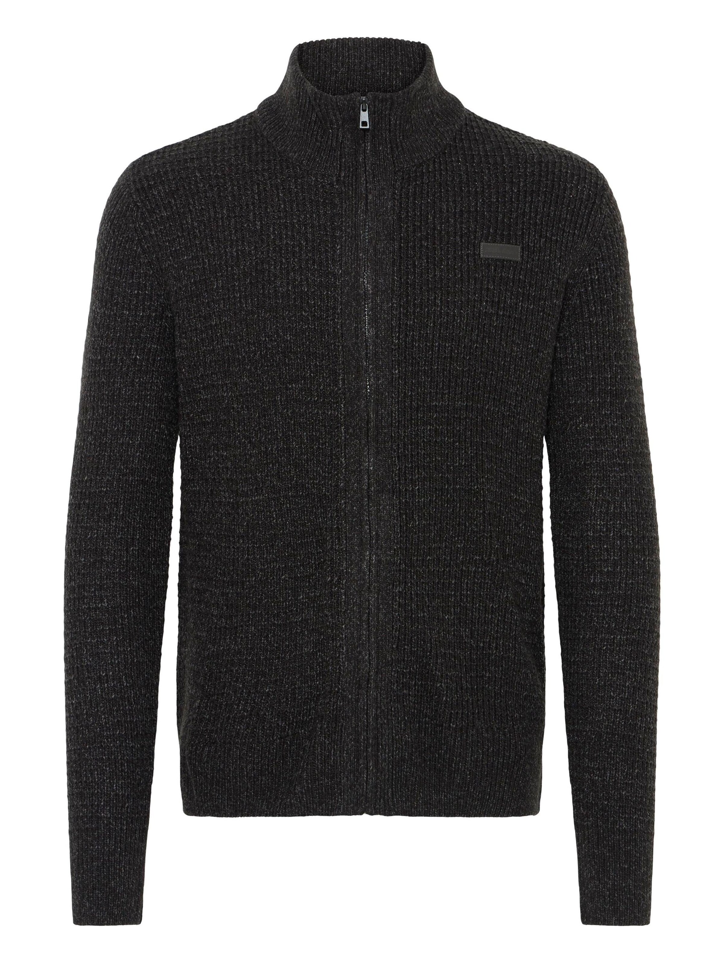 Vestes en maille ' BHMPattix ' BLEND en gris : devant