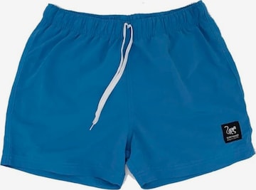 Surf Monkey - Bermudas en azul: frente