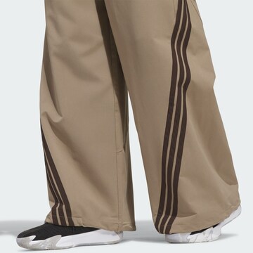 Wide Leg Pantalon de sport ADIDAS PERFORMANCE en beige
