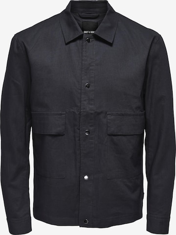 Veste mi-saison 'MARLON' Only & Sons en bleu : devant