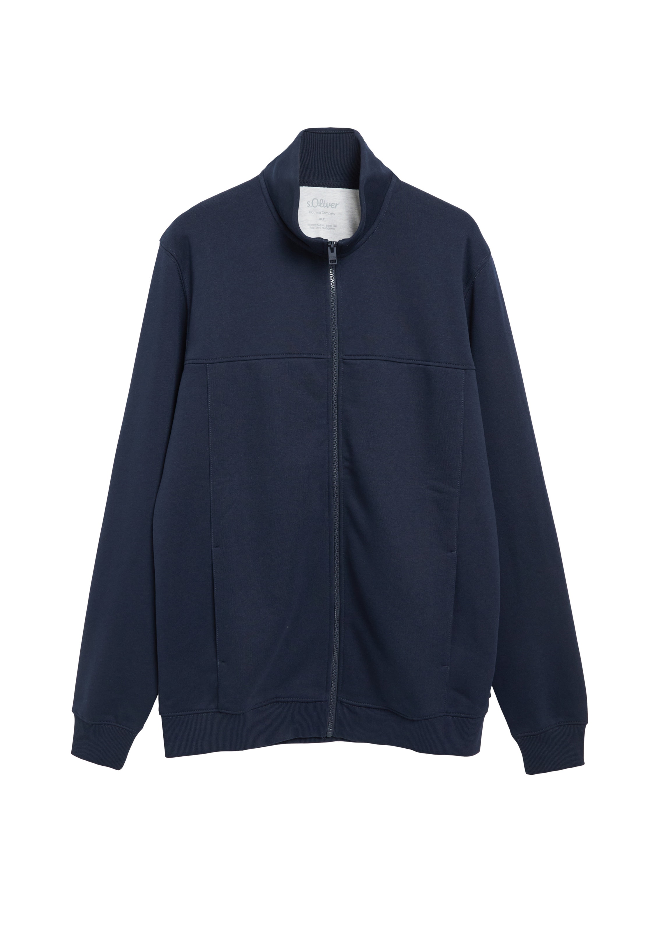 s.Oliver Sweatjacke in Blau: Vorderseite