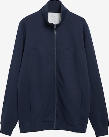 s.Oliver Sweatjacke in Blau: Vorderseite