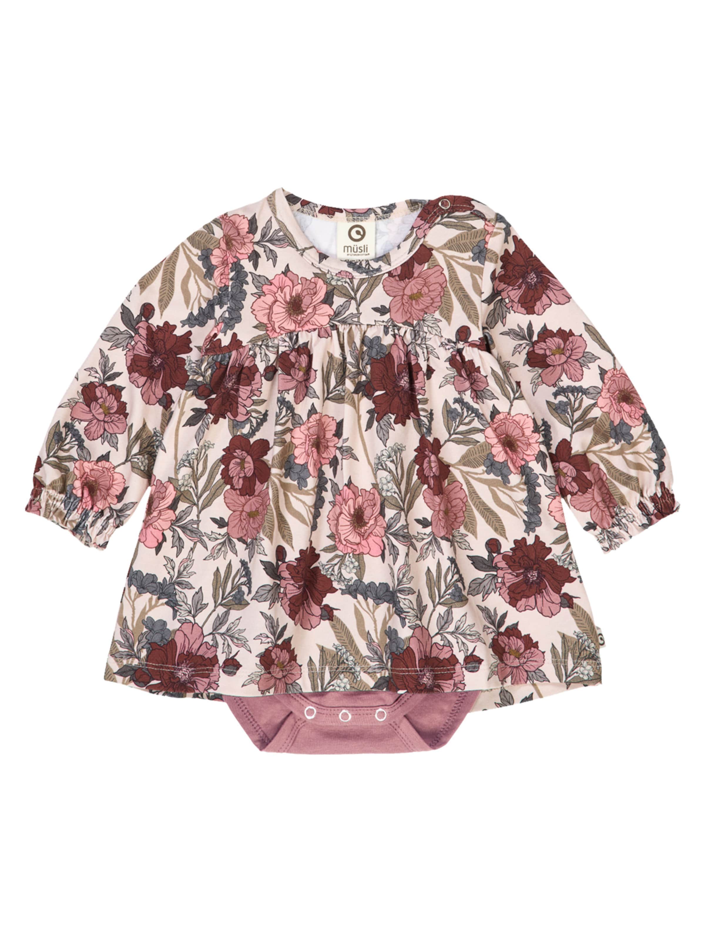 Müsli by GREEN COTTON - Macacão/Body em rosa: frente