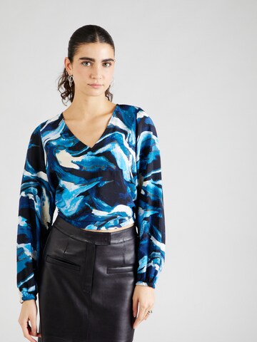 Fransa Bluse 'GILA' in Blau: Vorderseite