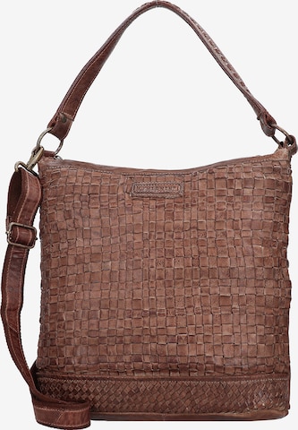 Greenland Nature Shoulder Bag 'Femi & Nine' in Brown: front