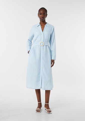 Rochie tip bluză de la COMMA pe albastru: față
