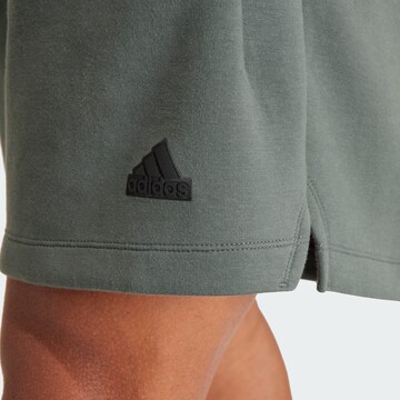 ADIDAS SPORTSWEAR Loose fit Workout Pants 'Z.N.E. Premium' in Grey