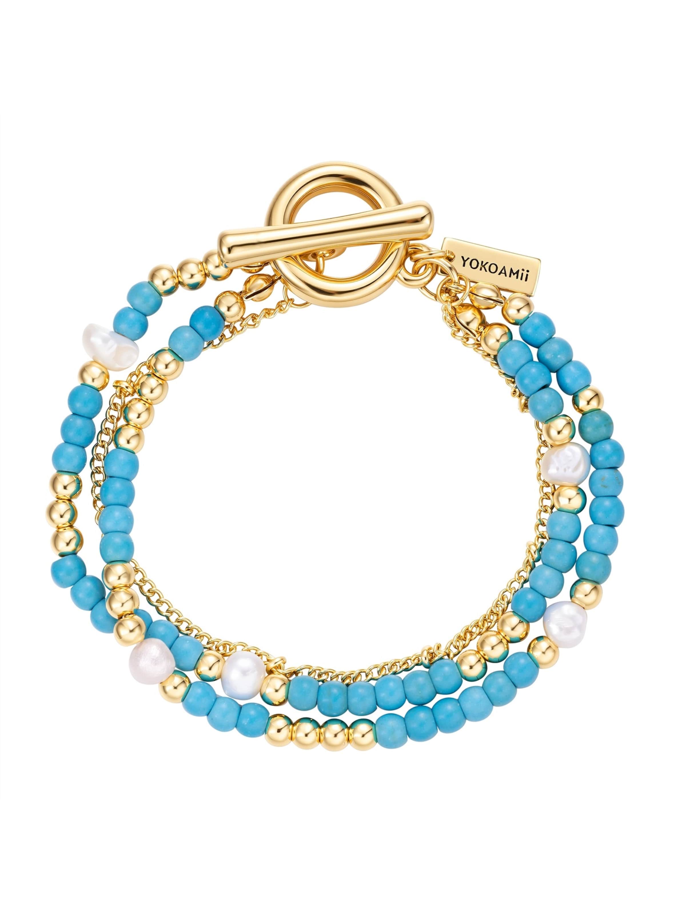 Yokoamii Bracelet in Gold: front