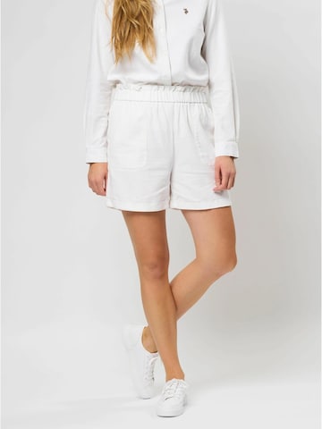 U.S. POLO ASSN. Regular Broek 'Hena' in Wit: voorkant