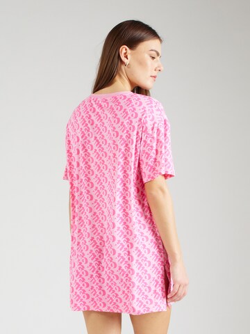HUGO Ночная рубашка 'UNITE_NIGHTY' в Ярко-розовый