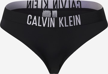 Calvin Klein Swimwear Bikini bottom in Black: front