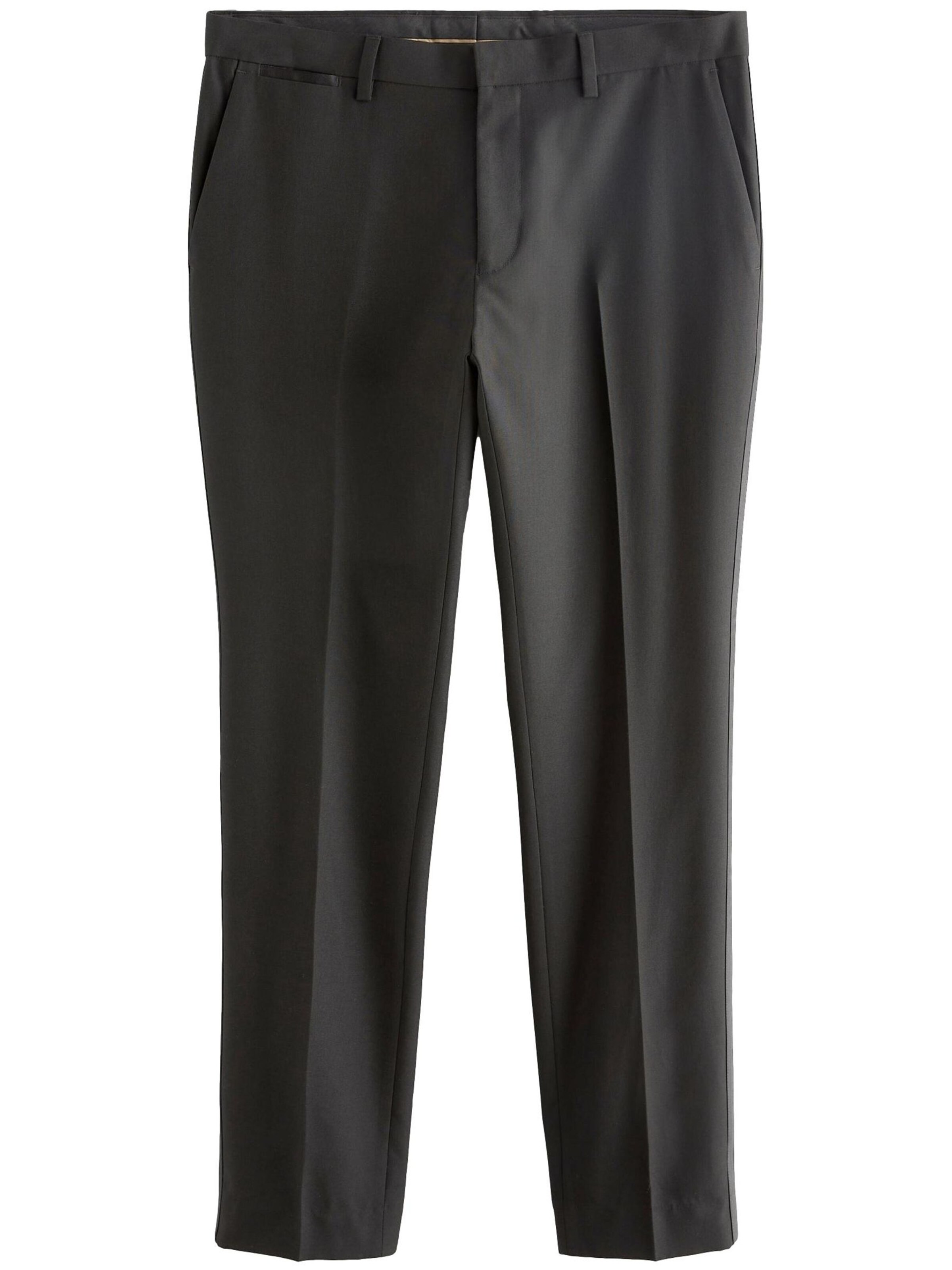 Next Slimfit Hose in Schwarz: Vorderseite