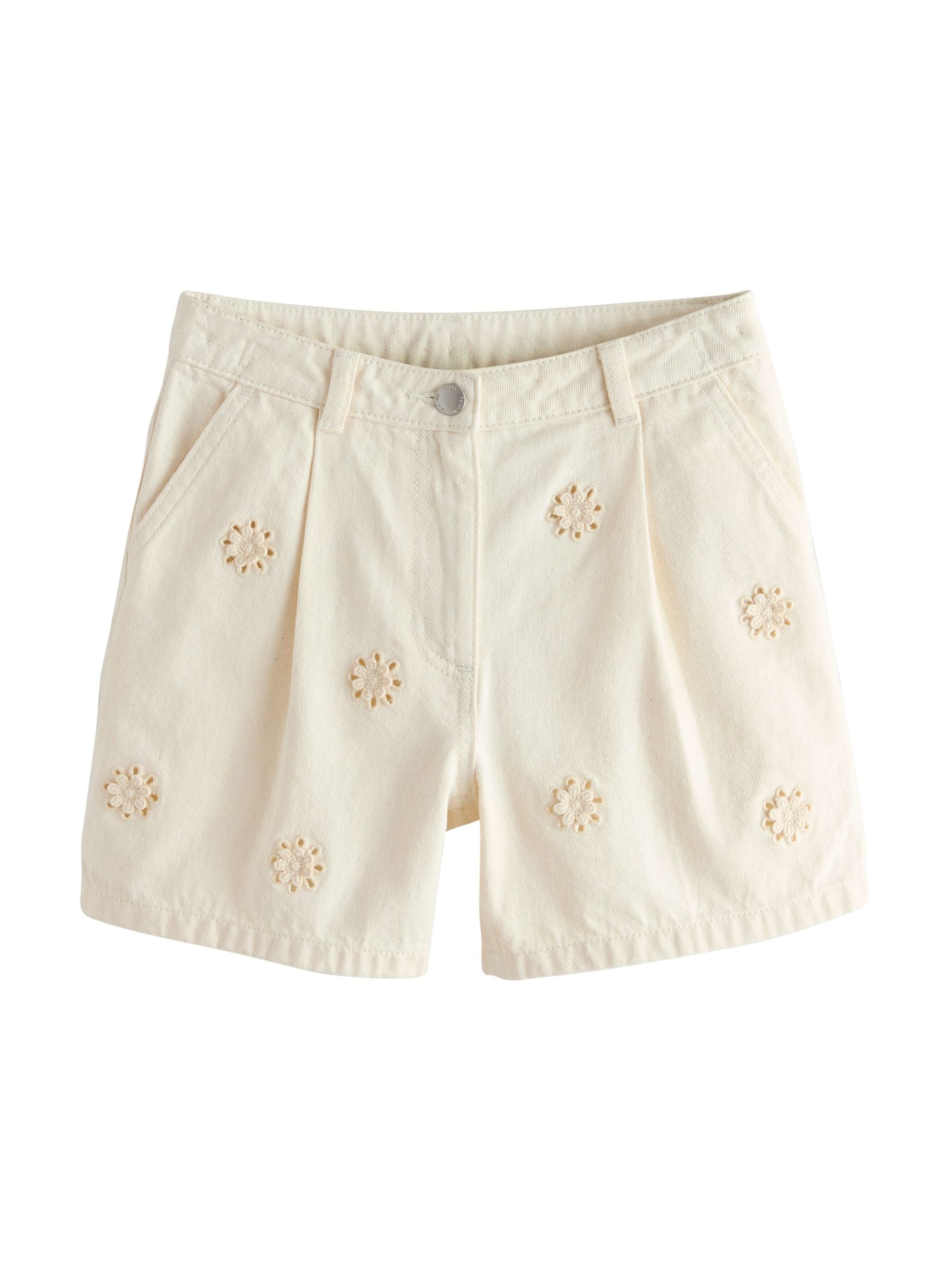 Next Regular Jeans in Beige: front