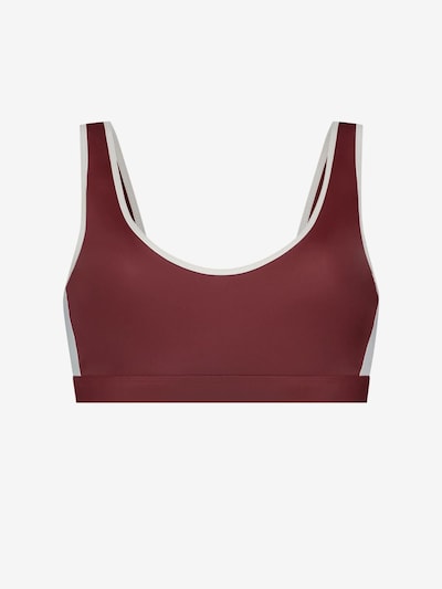 WALLIEN Hauts de bikini sport en rouge, Vue avec produit