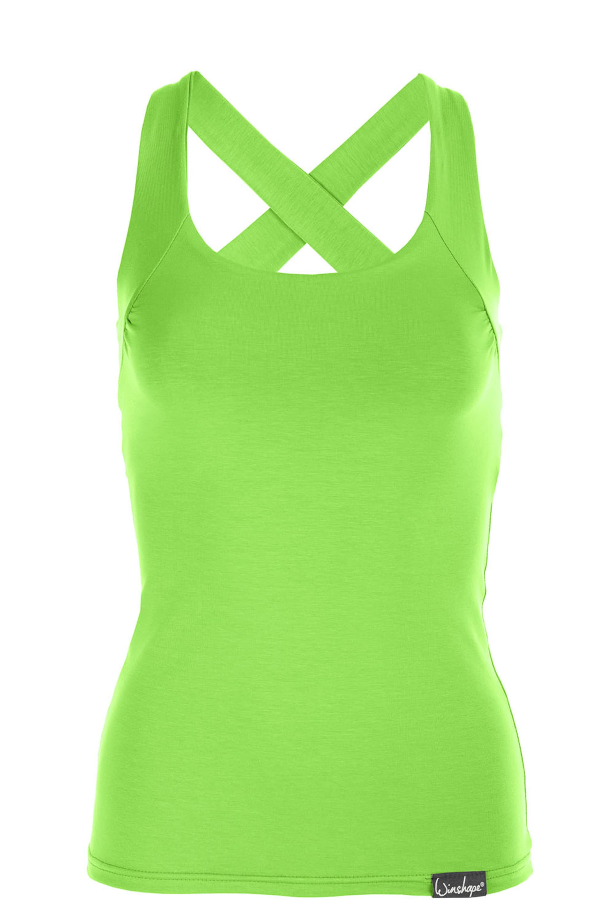 Winshape Sports top 'WVR25' in Green: front
