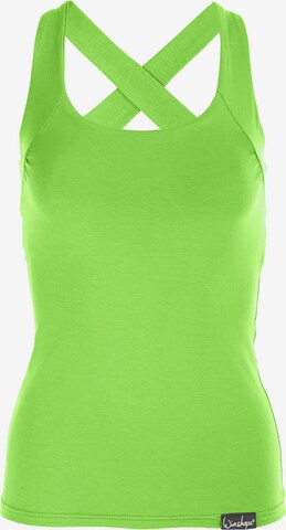 Winshape - Top desportivo 'WVR25' em verde: frente