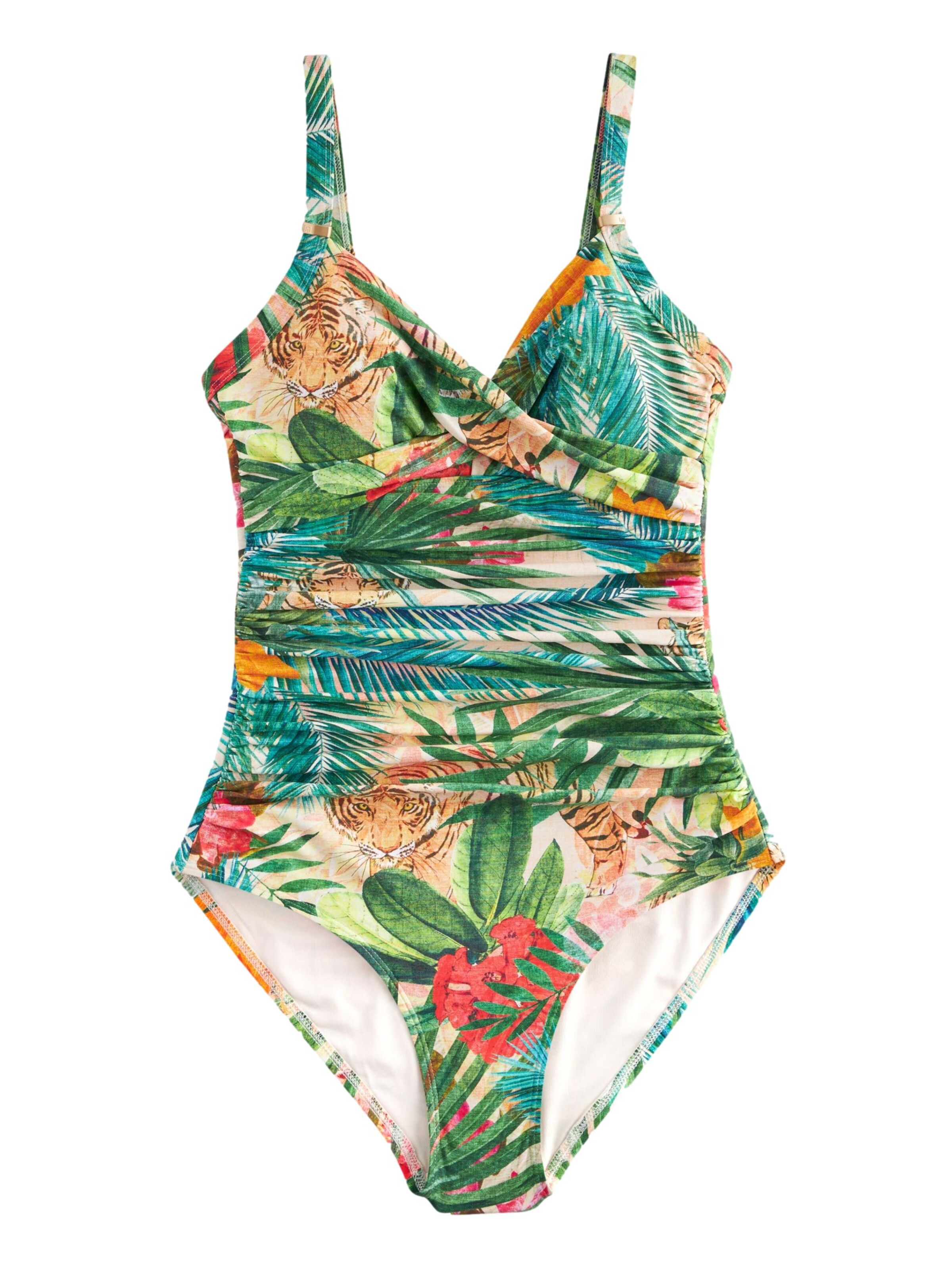 Next Shapingbadeanzug in Mischfarben: Vorderseite