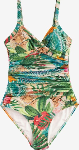 Maillot de bain modelant Next en mélange de couleurs : devant