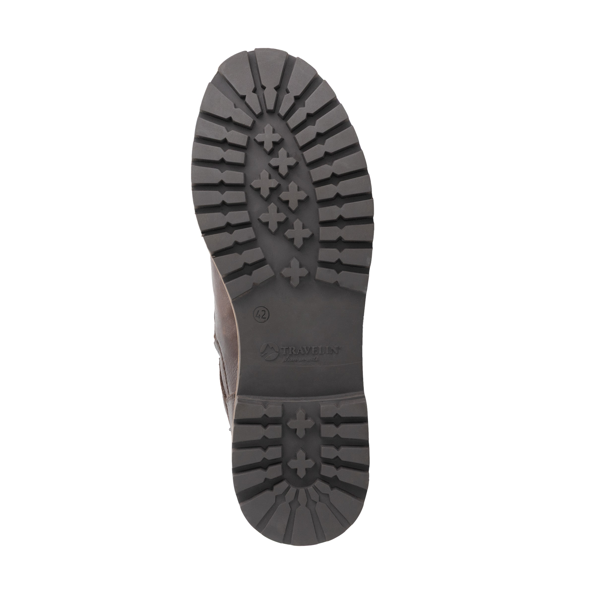 Travelin Boots 'Skelde' in Bruin