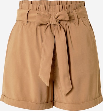 JDY Loose fit Pants 'DANA' in Brown: front