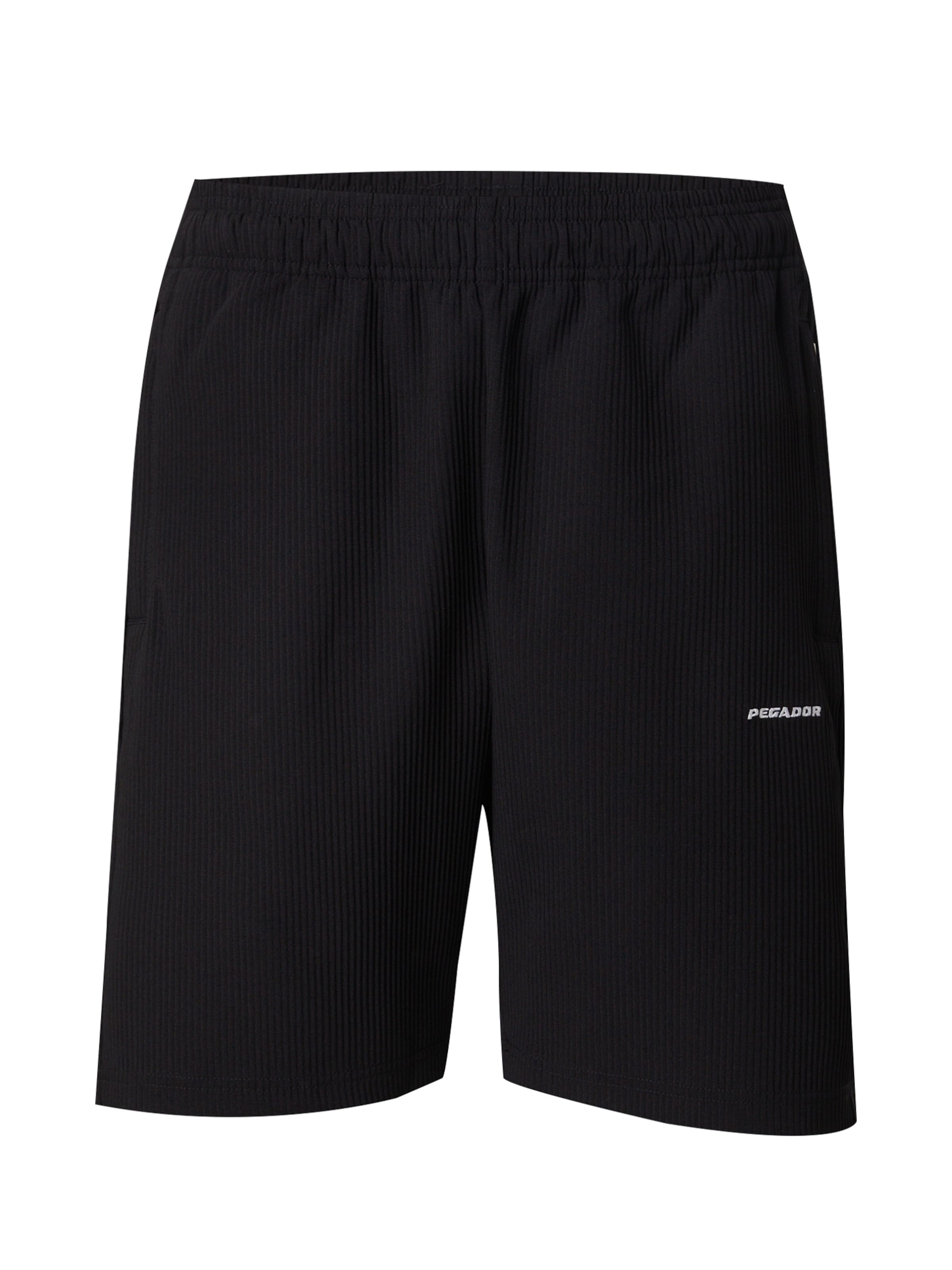 PegadorLoosefit Hlače 'TROY' - crna boja: prednji dio