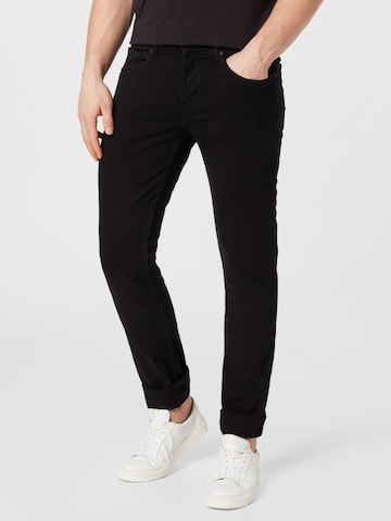 7 for all mankind Regular Jeans in Black: front